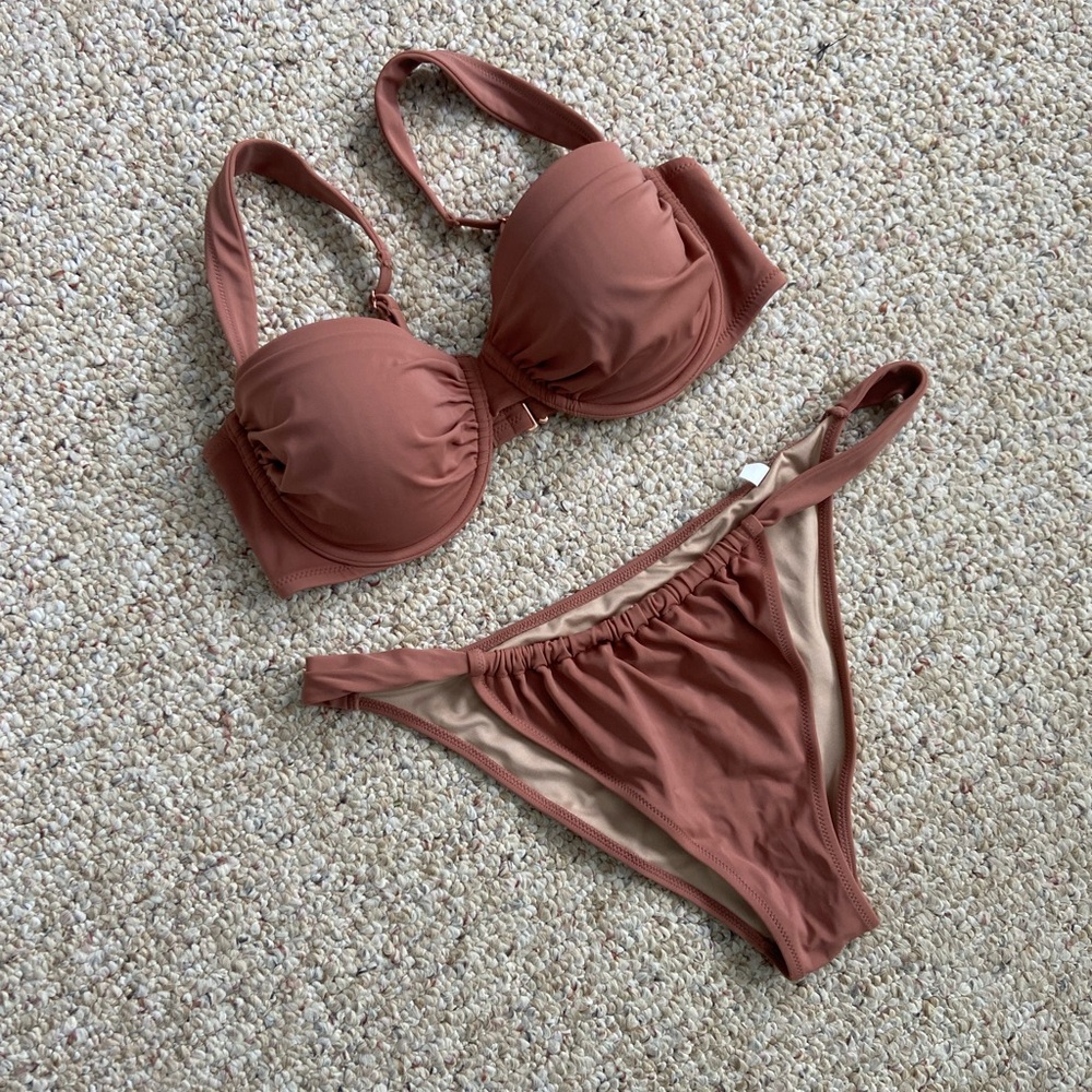 Sand and Shore Target Nude Bikini Set